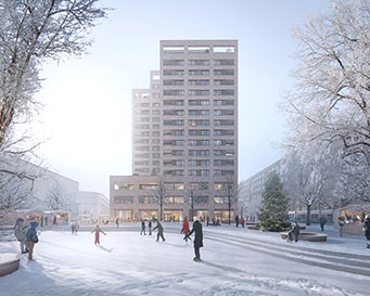 F2 i vinterskrud. KRED: LINK arkitekter