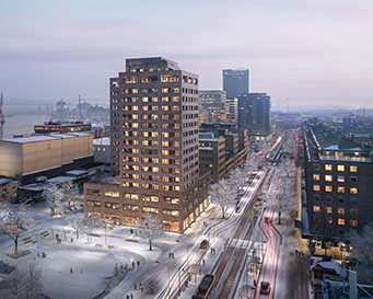 The Parkside i vintervy.